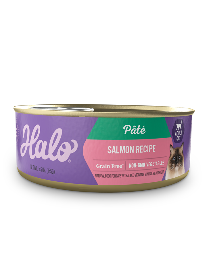 Halo Adult Cat Grain Free Salmon Stew 5.5 oz.
