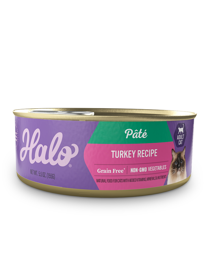 Halo Adult Cat Grain Free Turkey Stew 5.5 oz.