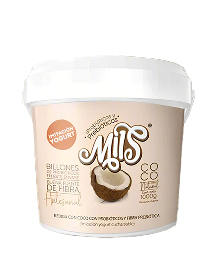 Bebida con Coco con Probioticos y Fibra Prebiotica Cuchareable 1000 Gramos